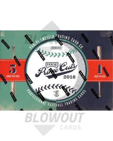 2016 Panini Prime Cuts Baseball Hobby 10 Box Case