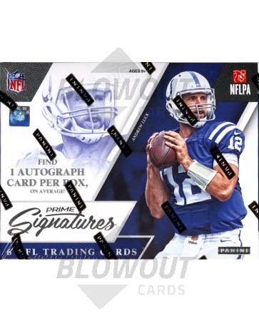 2016 Panini Prime Signatures Football Hobby 12 Box Case
