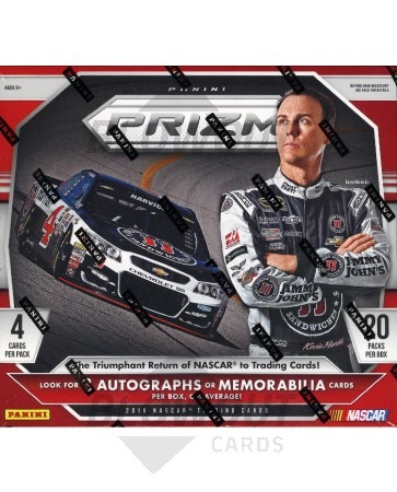 2016 Panini Prizm Racing Hobby 12 Box Case
