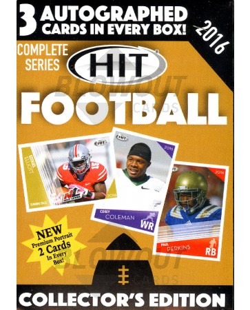 2016 Sage Hit Complete Football Blaster Box