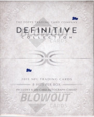2015 Topps Definitive Football Hobby Box