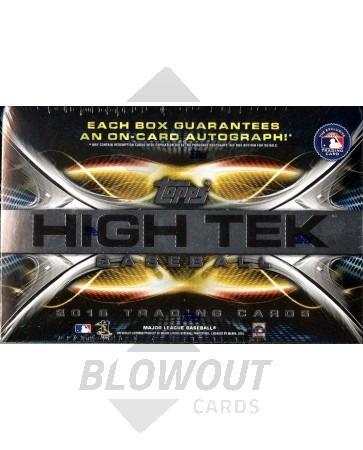 2016 Topps High Tek Baseball Hobby Box