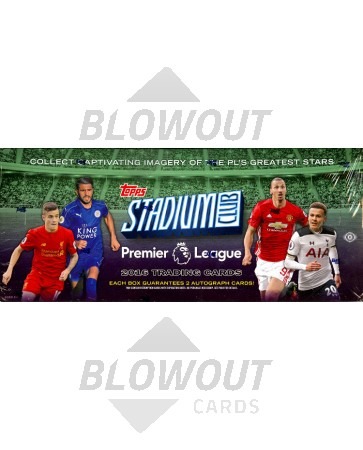 2016 Topps Stadium Club Premier League Soccer 16 Box Case