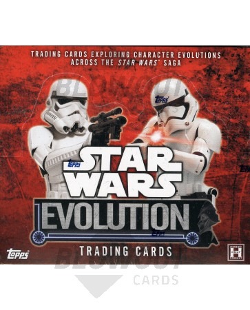 2016 Topps Star Wars Evolution Hobby 12 Box Case