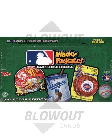 2016 Topps Wacky Packages MLB Stickers Collector Pack Box