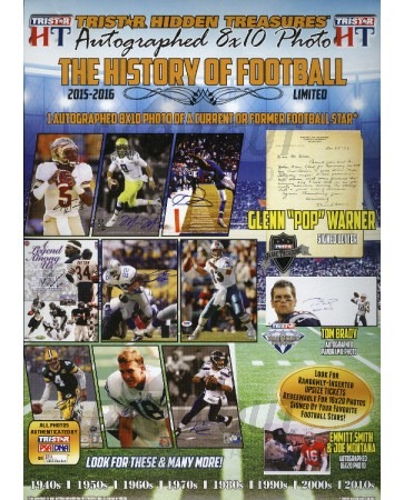 2016 Tristar Hidden Treasure Photo History Football 30 Pack Case
