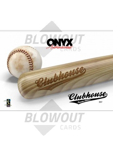 2017 Onyx Authenticated Clubhouse Collection Lumber Baseball Box