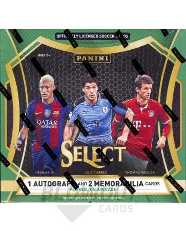 2016/17 Panini Select Soccer Hobby 12 Box Case