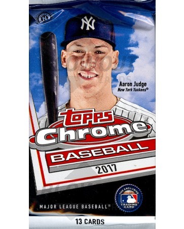 2017 Topps Chrome Baseball Jumbo HTA Pack