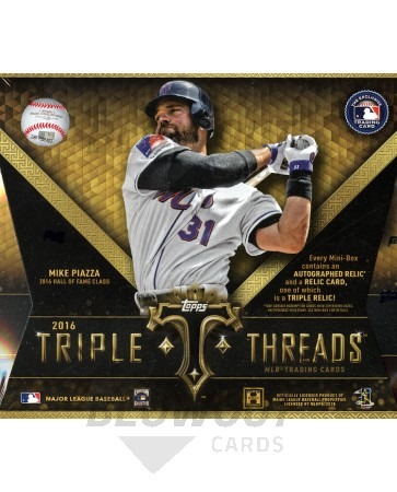 2016 Topps Triple Threads Baseball Hobby Box