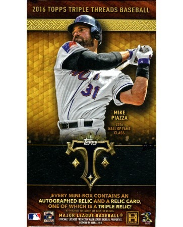 2016 Topps Triple Threads Baseball Hobby Pack