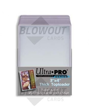 Ultra Pro 3x4 Thick Topload 55pt Card Holder - 25ct Pack