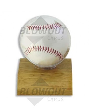 Ultra Pro Baseball Holder - Light Wood Base - 36ct Case