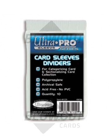 Ultra Pro Card Sleeves Dividers - 500ct Case