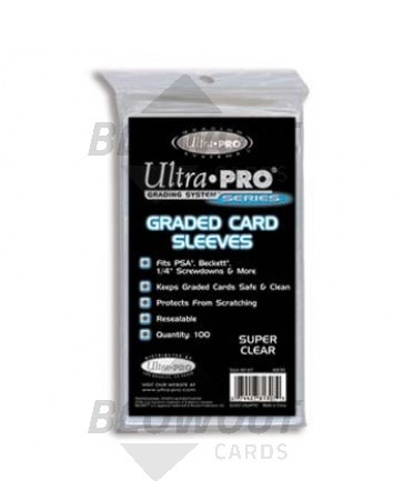 Ultra Pro Graded Card Sleeves Resealable - 100 Ct. Pack