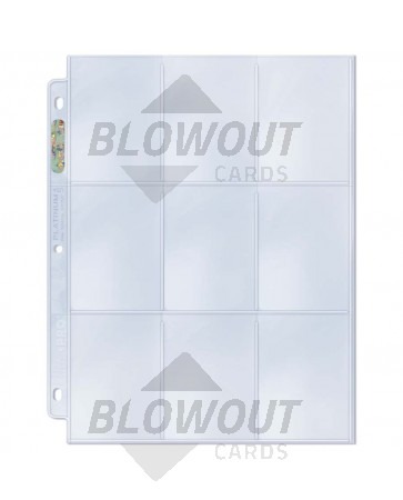 Ultra Pro Platinum 9 Pocket Page - 1000ct Case
