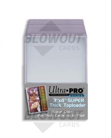 Ultra Pro 3x4 Thick Topload 75pt Card Holder - 25ct Pack