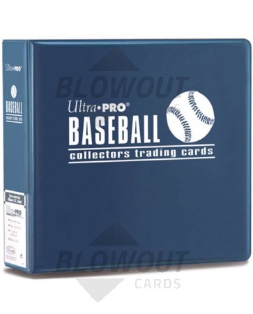 Ultra Pro 3" D-Ring Baseball Card Album - Blue - 6ct Case