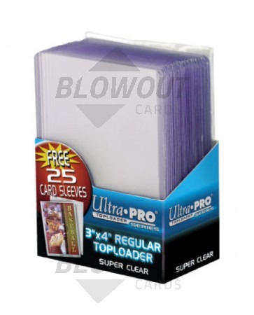 Ultra Pro 3x4 Regular Topload Card Holder w/Sleeves 40 Pack Case