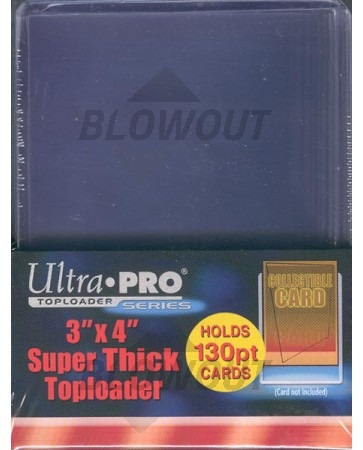 Ultra Pro 3x4 Super Thick Topload 130pt Card Holder - 10ct Pack