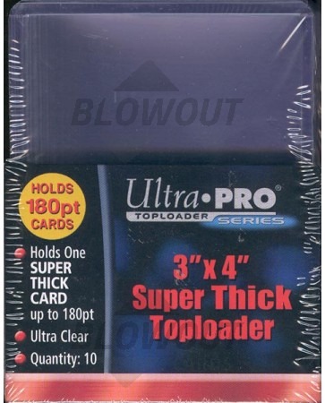 Ultra Pro 3x4 Super Thick Topload 180pt Card Holder - 50 Pk Case