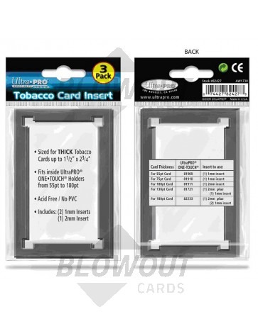 Ultra Pro Tobacco Card Insert for Magnetic Holders - 50ct Case