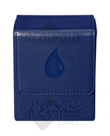 Ultra Pro Deck Box Magic MTG Mana Blue Flip Box