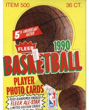1990/91 Fleer Basketball Hobby Box