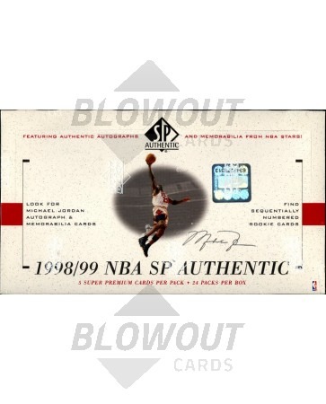 1998/99 Upper Deck SP Authentic Basketball Hobby Box