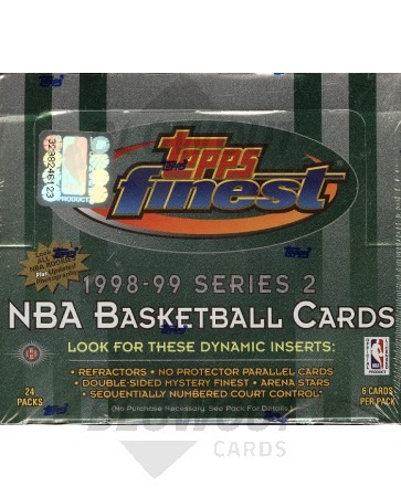1998/99 Topps Finest Series 2 Basketball Hobby Box