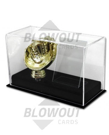 BCW Deluxe Acrylic Gold Glove Baseball and Card Display - AD-BC