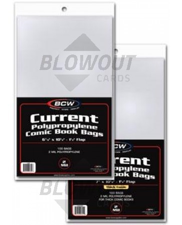 BCW Current Comic Book Bag - 1000ct Case