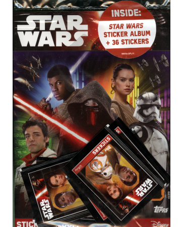 2016 Topps Star Wars Stickers Album Starter Pack