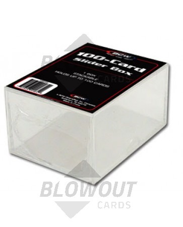 BCW 100 Count 2 Piece Slider Box - 100ct Case