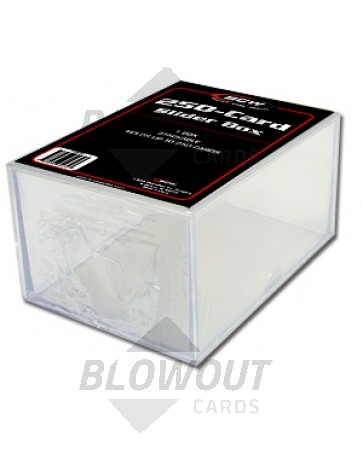 BCW 250 Count 2 Piece Slider Box - 50ct Case