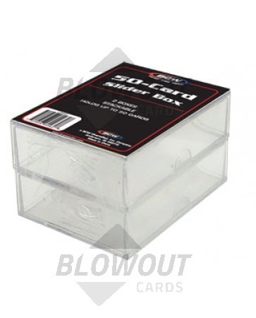 BCW 50 Count 2 Piece Slider Box - 100ct Case