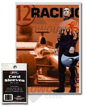 BCW Card Sleeve - 2 5/8 x 3 5/8 (100 Ct. Pack)