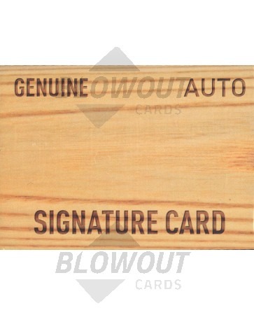 The Autograph Card Blank Signature Cards - Bat Barrel