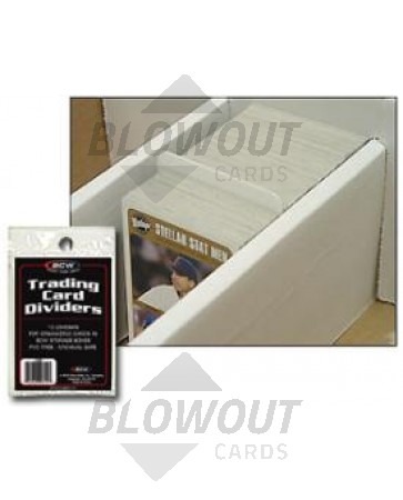 BCW Card Sleeves Dividers - 1,000ct Case