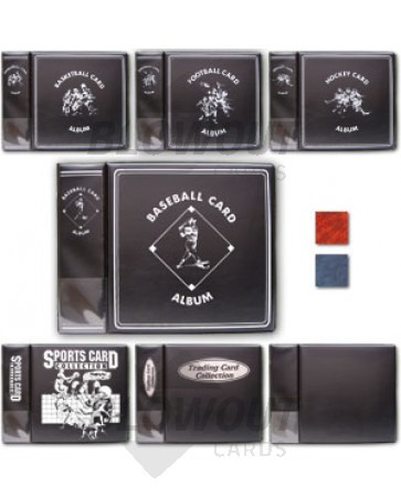 BCW 3" D-Ring Trading Card Album - Black