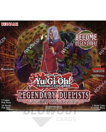 Yugioh Legendary Duelist Ancient Millennium Booster 12 Box Case