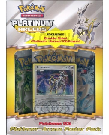 Pokemon Platinum Arceus Poster Pack 24 Box Case