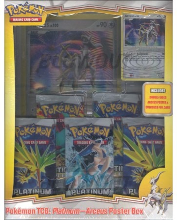 Pokemon Platinum Arceus Poster 5 Pack Box