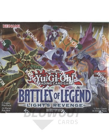 Yugioh Battles of Legend - Light's Revenge Booster 12 Box Case