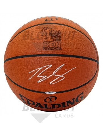 Ben Simmons Autographed Authentic Spalding Basketball With No.1 Pick Logo