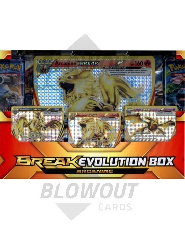 Pokemon Break Evolution Featuring Arcanine - 12 Box Case