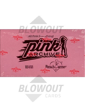 2015 Benchwarmer Pink Archive Trading Cards Box