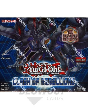 Yugioh Clash Of Rebellions 1st Edition Booster Box