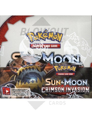 Pokemon Sun & Moon Crimson Invasion Booster Box