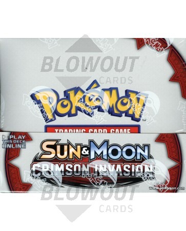 Pokemon Sun & Moon Crimson Invasion Theme Deck Box